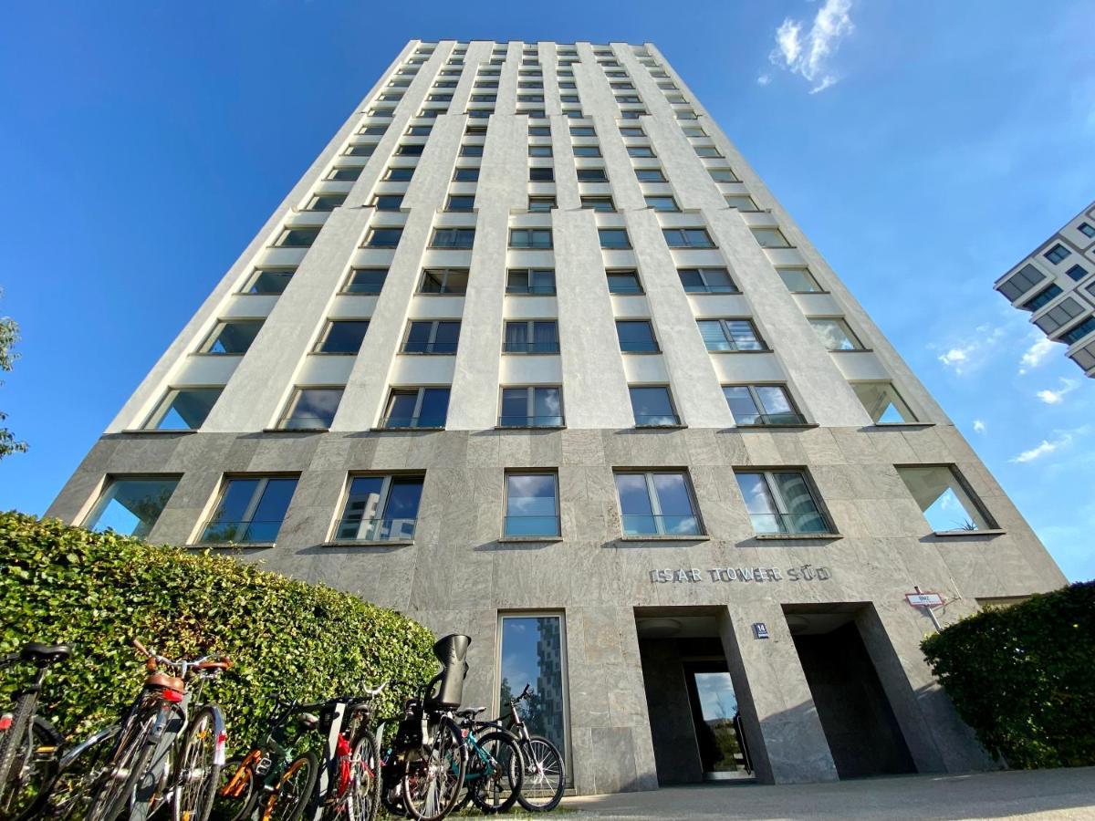 Alpen-Panorama Suite - Einzigartige Privatsuite Hoch Ueber Muenchen, 12Tes Og, Alpenblick, Loggia, Whirlpool, 15 Minuten Zum Zentrum, Ruhe Und Erholung In Der Stadt Muenchen Fuer Privat Und Geschaeftlich Reisende Kültér fotó